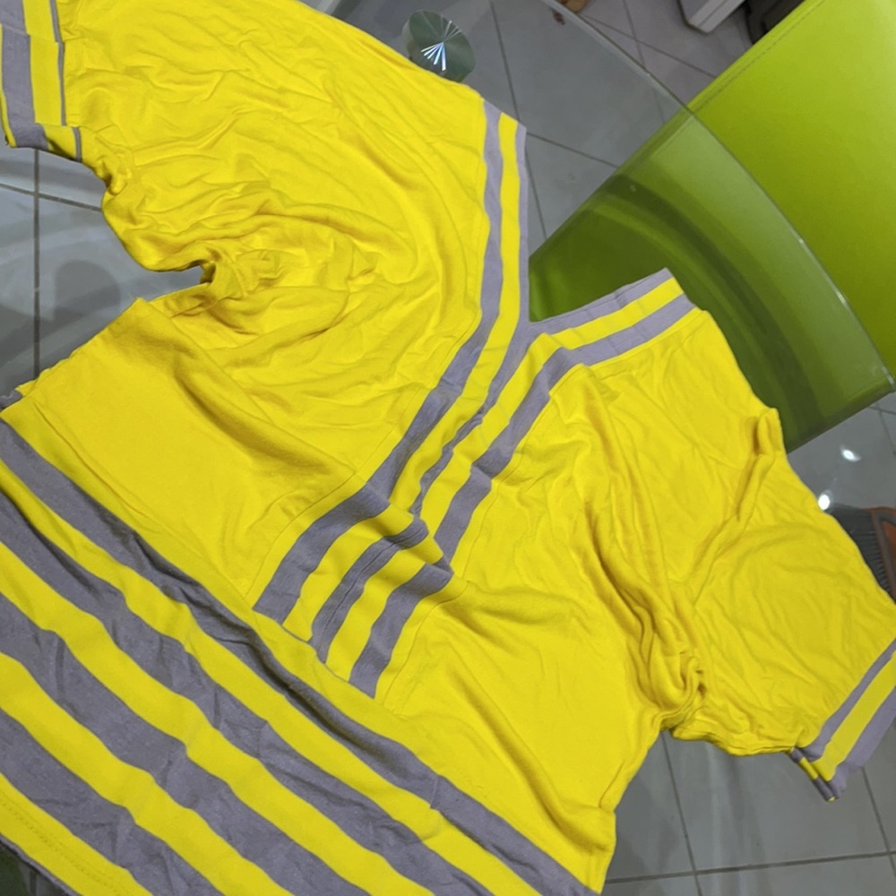 Yellow,gray top - Picture 2 of 5